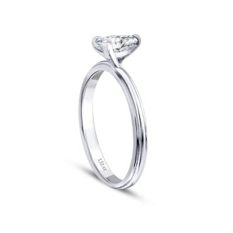 0.60 Karat Pırlanta Damla Tektaş Yüzük - 2