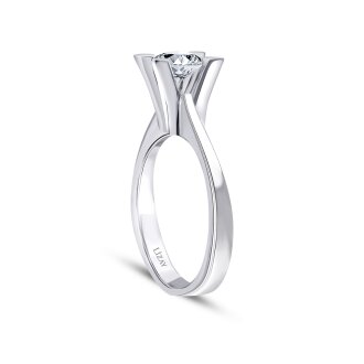 0.60 Karat Pırlanta Tektaş Yüzük - 2