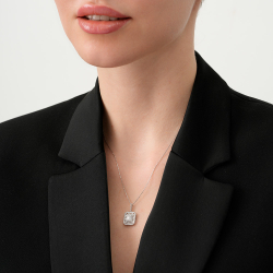 0.61 Karat Pırlanta Baget Kolye - 2