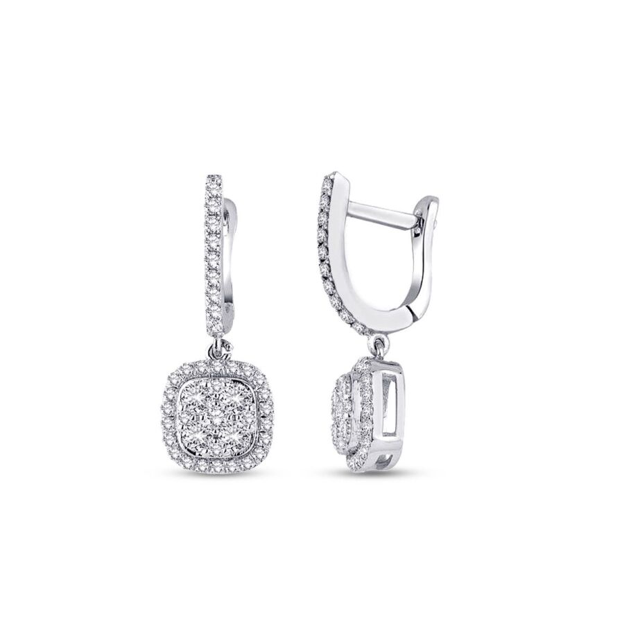 0.68 Karat Pırlanta Trend Küpe