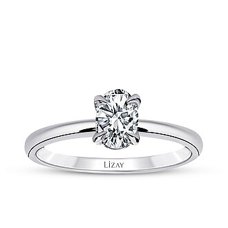 0.70 Karat Pırlanta Oval Tektaş Yüzük - Lizay Pırlanta - Grace