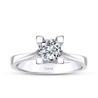 0.70 Karat Pırlanta Tektaş Yüzük - 1