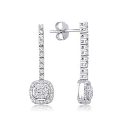 0.71 Carat Diamond Trend Earrings 