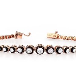 0.71 Karat Elmas Tasarım Bileklik - 2