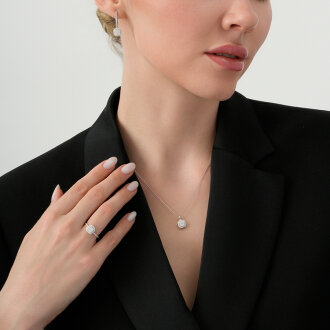 0.71 Karat Pırlanta Trend Küpe - 4