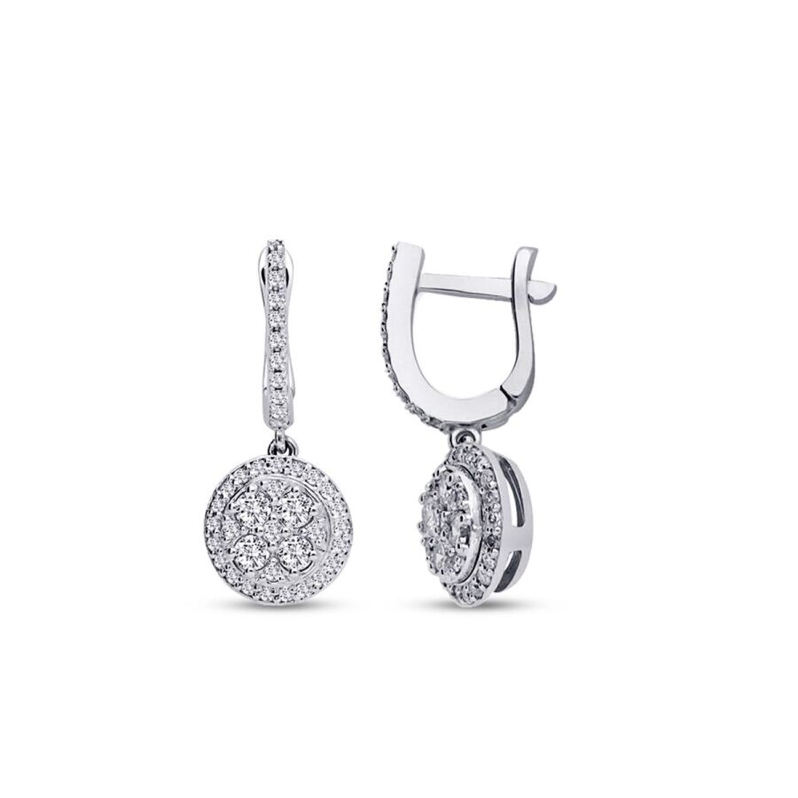 0.78 Karat Pırlanta Trend Küpe
