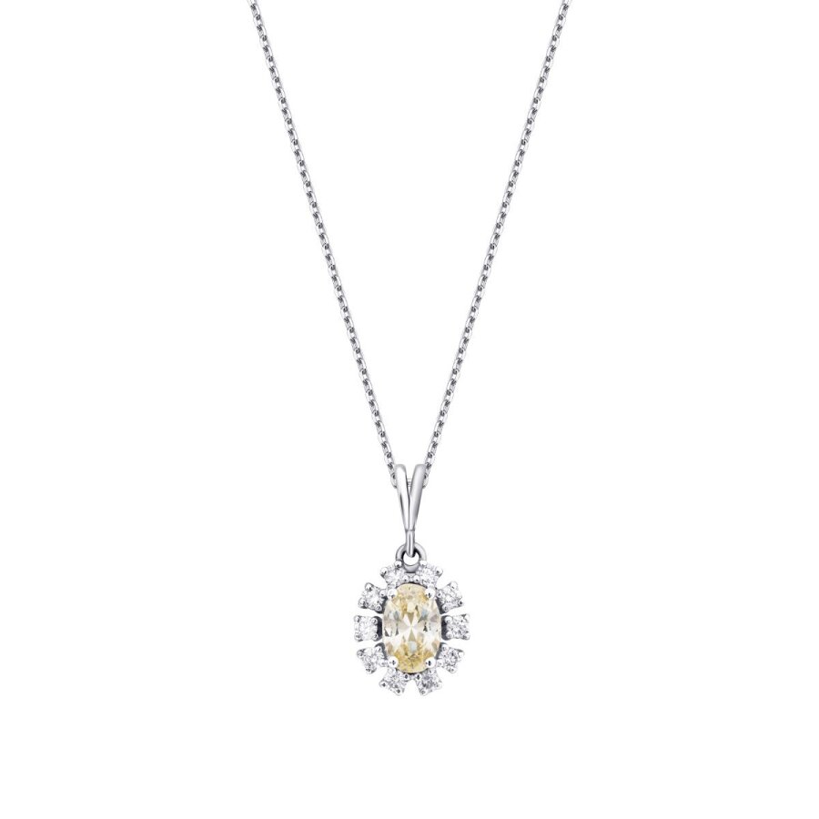 0.84 Karat Pırlanta Fancy Kolye