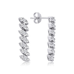 0.88 Carat Diamond Trend Earrings 