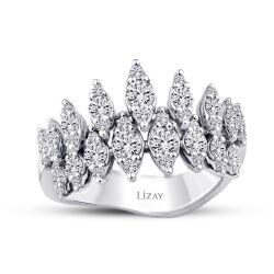 0.93 Karat Pırlanta Aurora Yüzük - 1