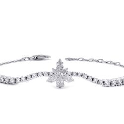 0.94 Karat Pırlanta Trend Bileklik - 2