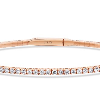 0.99 Karat Pırlanta Su Yolu Kelepçe - 2