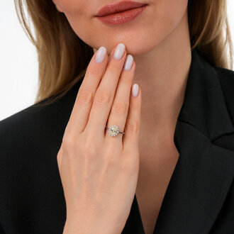 1.38 Karat Pırlanta Fancy Yüzük - 3