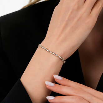 1.54 Karat Pırlanta Markiz Taşlı Bileklik - 3