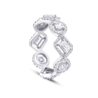 1.54 Karat Pırlanta Trend Tamtur Yüzük - 2