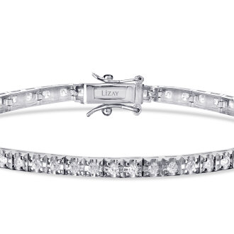 1.00 Karat Pırlanta Su Yolu Bileklik - 2