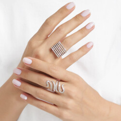 1.06 Karat Pırlanta Trend Yüzük - 3