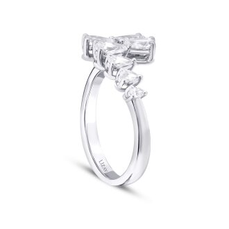 1.08 Karat Pırlanta Damla Yüzük - 2