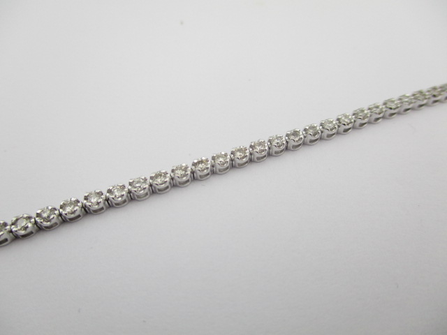 1.1 Karat PIRLANTA BİLEKLİK Su Yolu BİLEKLİK 14 AYAR