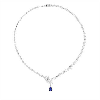 12.02 Karat Pırlanta Safir Gerdanlık - 1
