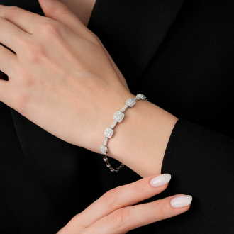 1.26 Karat Pırlanta Trend Bileklik - 3