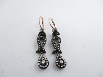 1,37 Karat Elmas Küpe G VS-SI 8 Ayar - Lizay Pırlanta Çarşı Pazar