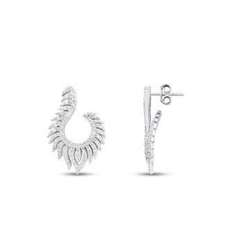 1.53 Karat Pırlanta Trend Küpe - Lizay Pırlanta