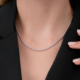 1.69 Karat Su Yolu Gerdanlık - 3