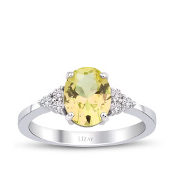 1.76 Carat Diamond Colored Stone Ring 