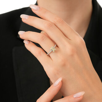 1.76 Karat Pırlanta Fancy Yüzük - 3