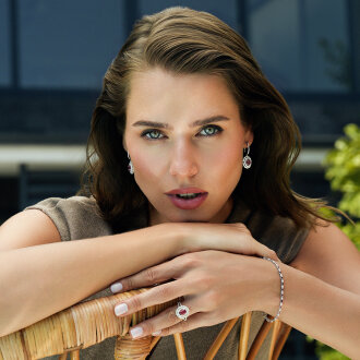 1.91 Karat Pırlanta Yakut Bileklik - 3