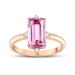 1.98 Karat Pırlanta Zultanit Yüzük - 1