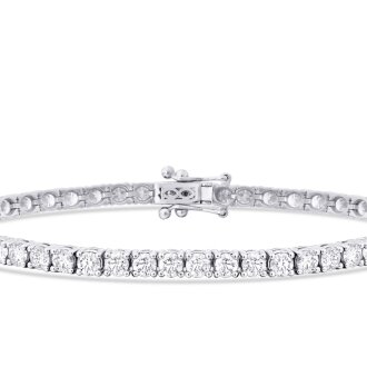 2.00 Karat Pırlanta Su Yolu Bileklik - 2