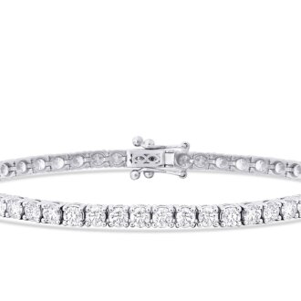 2.00 Karat Pırlanta Su Yolu Bileklik - 2