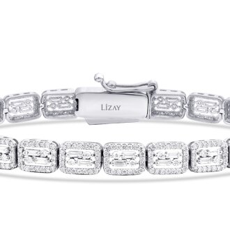 2.33 Karat Pırlanta Baget Bileklik - 2