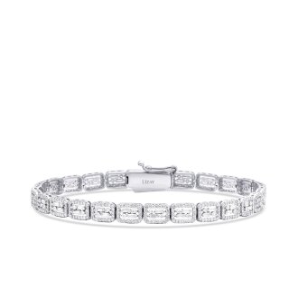 2.33 Karat Pırlanta Baget Bileklik - 1