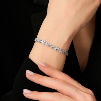 2.33 Karat Pırlanta Baget Bileklik - 3