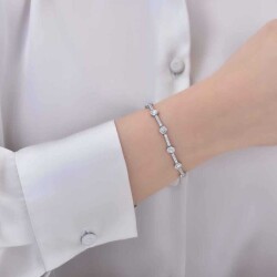 2.10 Karat Pırlanta Baget Bileklik - 2