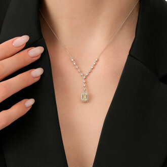 2.12 Karat Pırlanta Fancy Kolye - 3