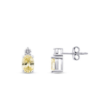 2.52 Karat Pırlanta Fancy Küpe 