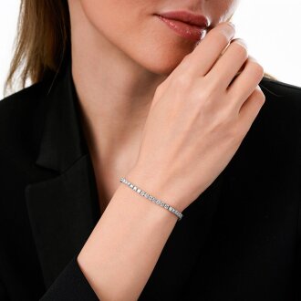 3.00 Karat Pırlanta Su Yolu Bileklik - 3