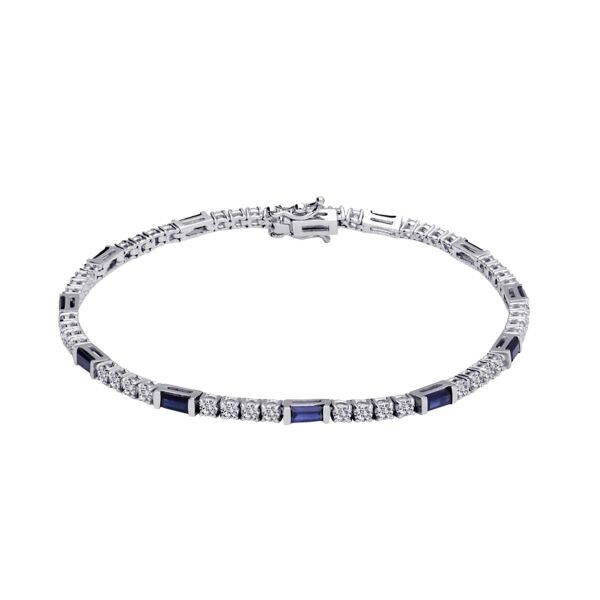 3.15 Karat Pırlanta Safir Bileklik