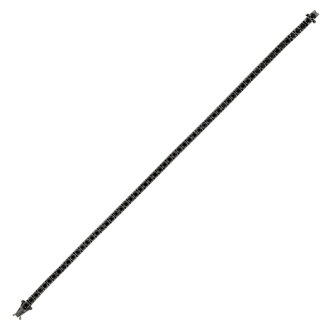 3.37 Karat Siyah Taşlı Erkek Su Yolu Bileklik - 3