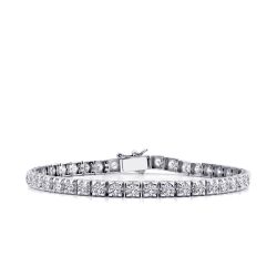 3.45 Karat Pırlanta Su Yolu Bileklik - 1