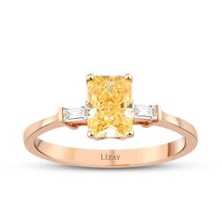 3.51 Karat Pırlanta Fancy Yüzük - 1