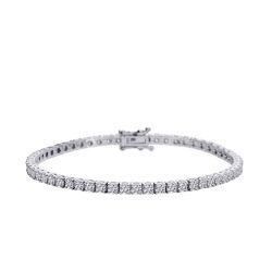 4.44 Karat Pırlanta Su Yolu Bileklik - 1