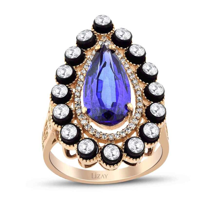 4.59 Carat Diamond Sapphire Ring - 1