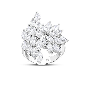 5.82 Karat Pırlanta Trend Yüzük - Lizay Pırlanta - Glam