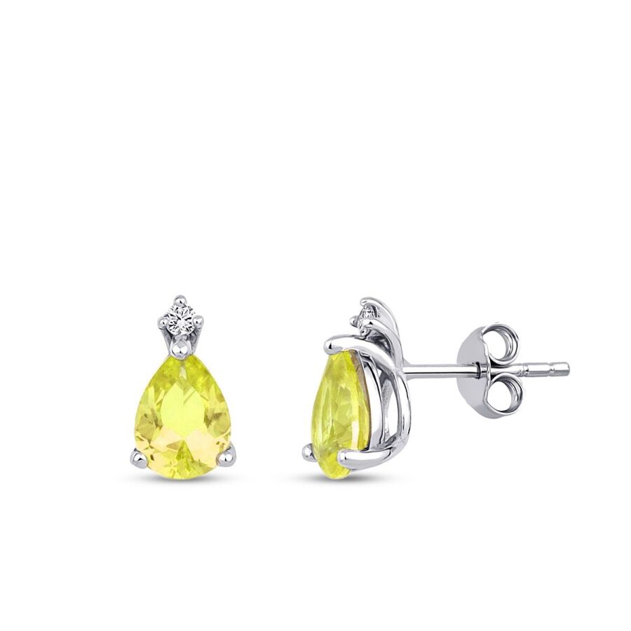 5.17 Karat Pırlanta Fancy Küpe