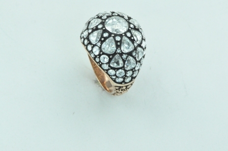 7,20 Karat Elmas Yüzük WH 8 Ayar - 1
