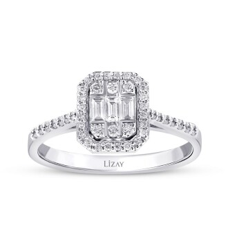 1.39 Karat Pırlanta Baget Set - 3